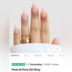 NEW Sassy Saints Gel Nail Wraps Perle de Paris